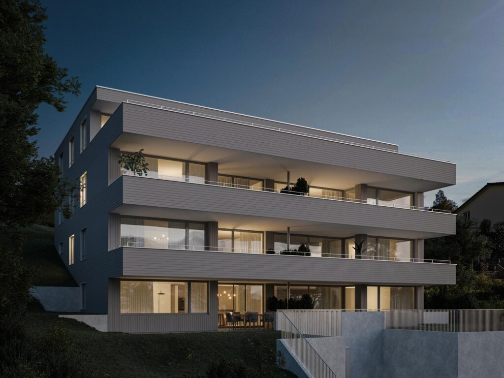 1 Aussenvisualisierung Kradolf Rosengarten